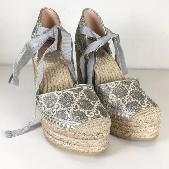 Gucci Heritage Platform Espadrilles - Picture 3 of 4